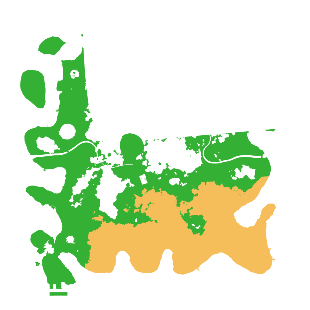 Biome Rust Map: Procedural Map, Size: 3500, Seed: 99194