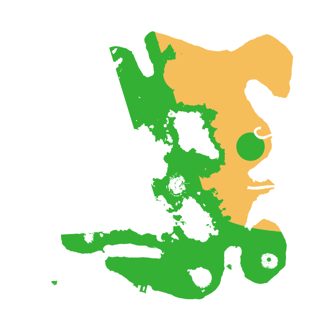 Biome Rust Map: Procedural Map, Size: 3000, Seed: 3221555