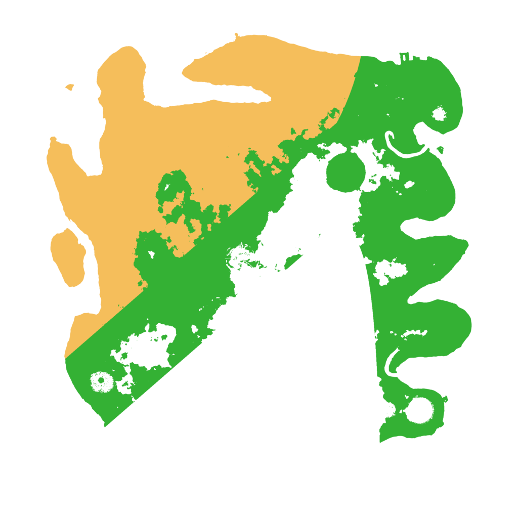 Biome Rust Map: Procedural Map, Size: 3500, Seed: 140275917