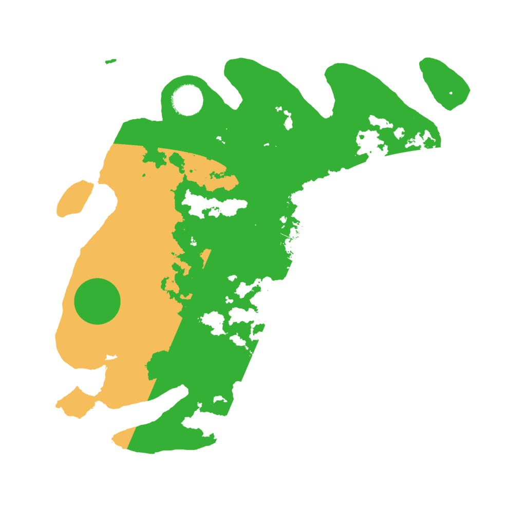 Biome Rust Map: Barren, Size: 3000, Seed: 880055355