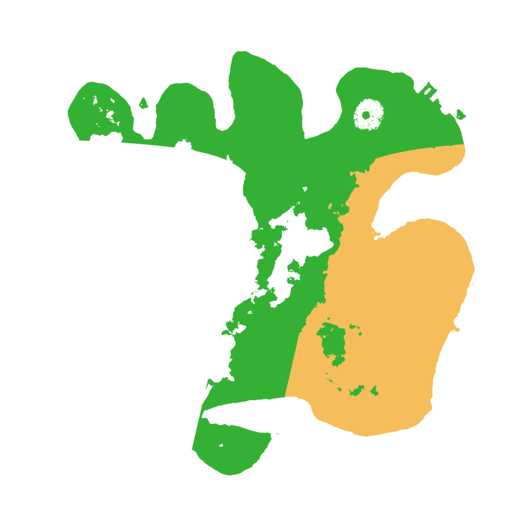 Biome Rust Map: Procedural Map, Size: 2600, Seed: 421642732