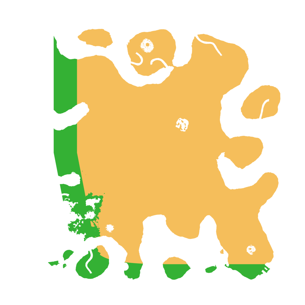 Biome Rust Map: Procedural Map, Size: 3500, Seed: 625302589