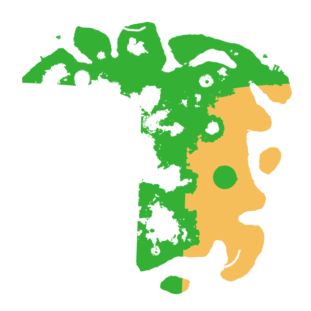 Biome Rust Map: Procedural Map, Size: 3500, Seed: 1034204