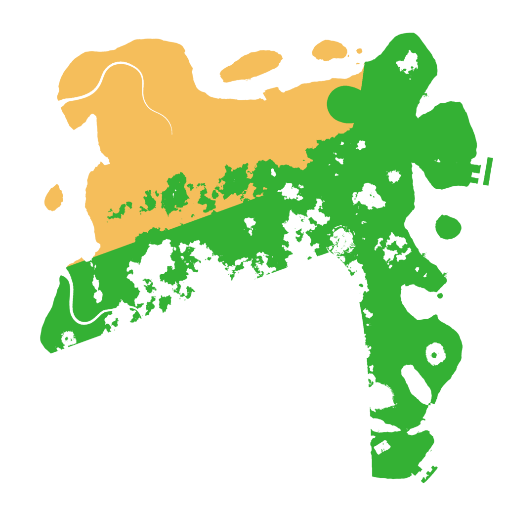 Biome Rust Map: Procedural Map, Size: 3650, Seed: 834913952