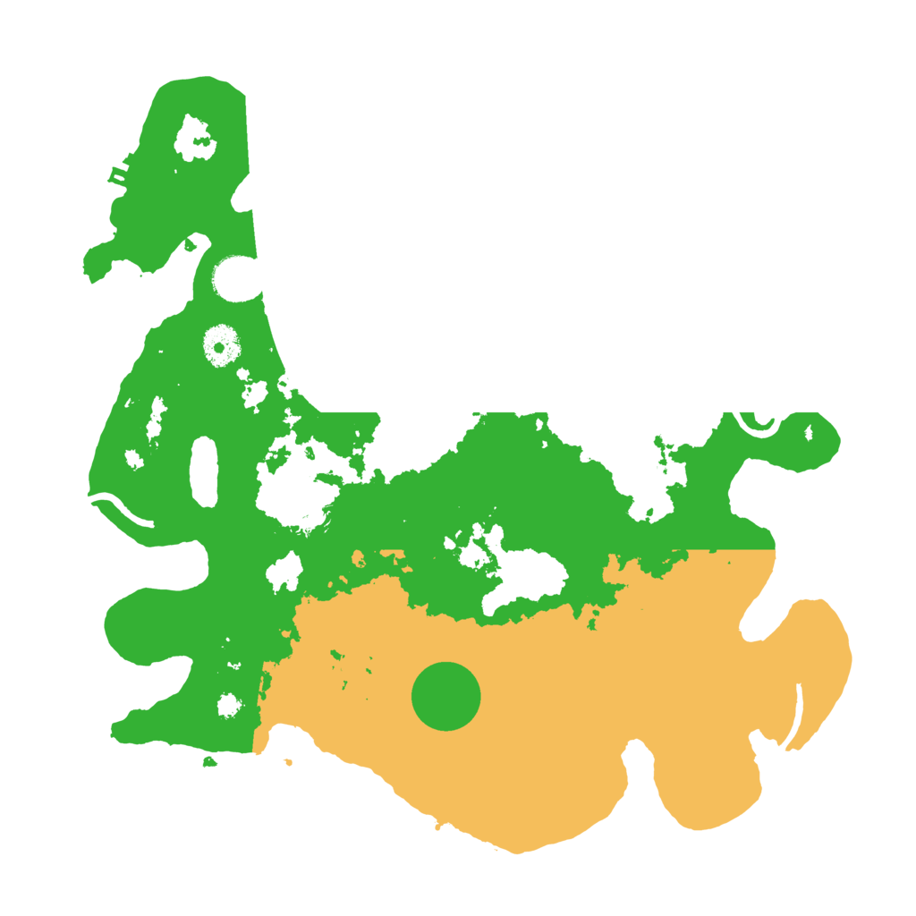Biome Rust Map: Procedural Map, Size: 3500, Seed: 98534231