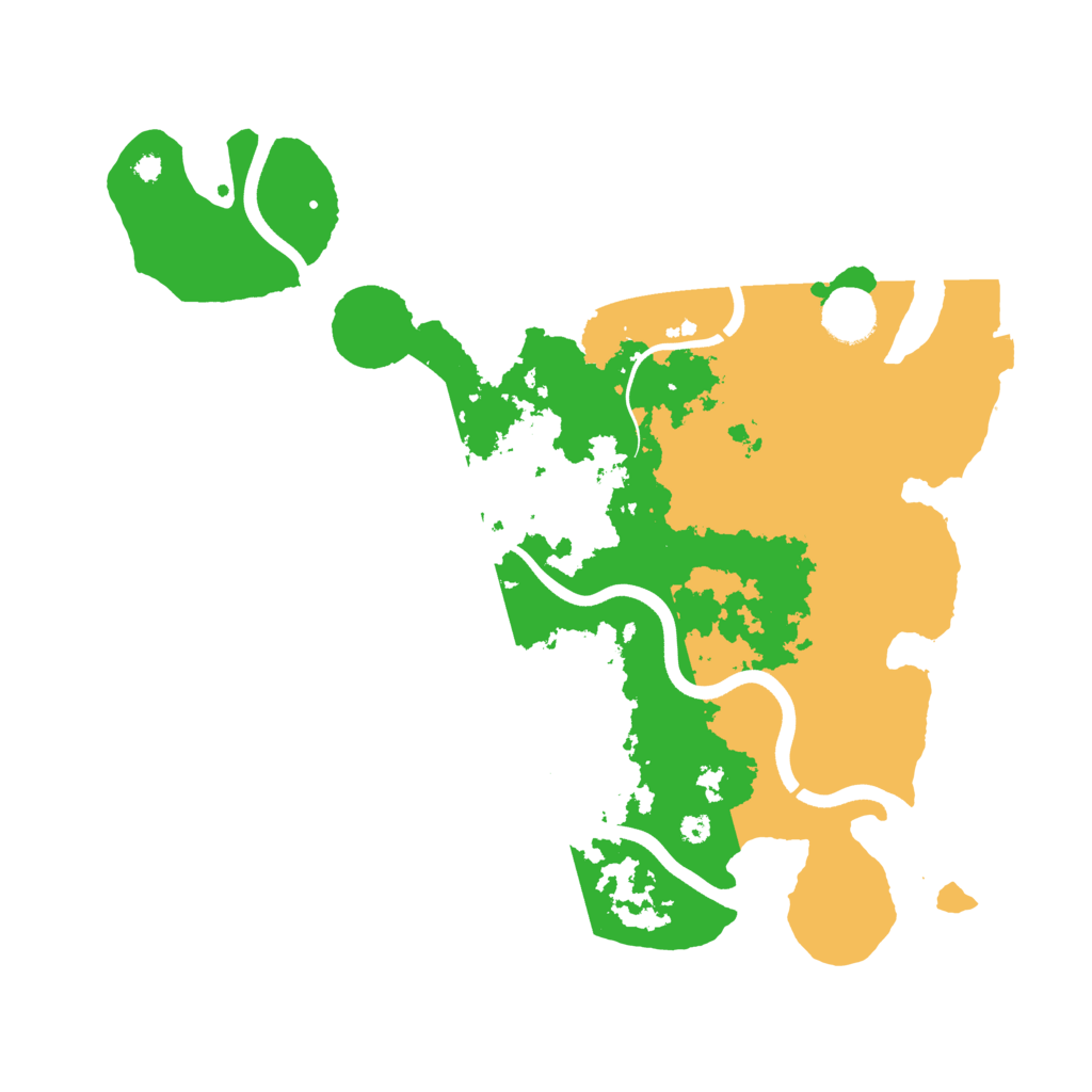 Biome Rust Map: Procedural Map, Size: 3700, Seed: 630863909