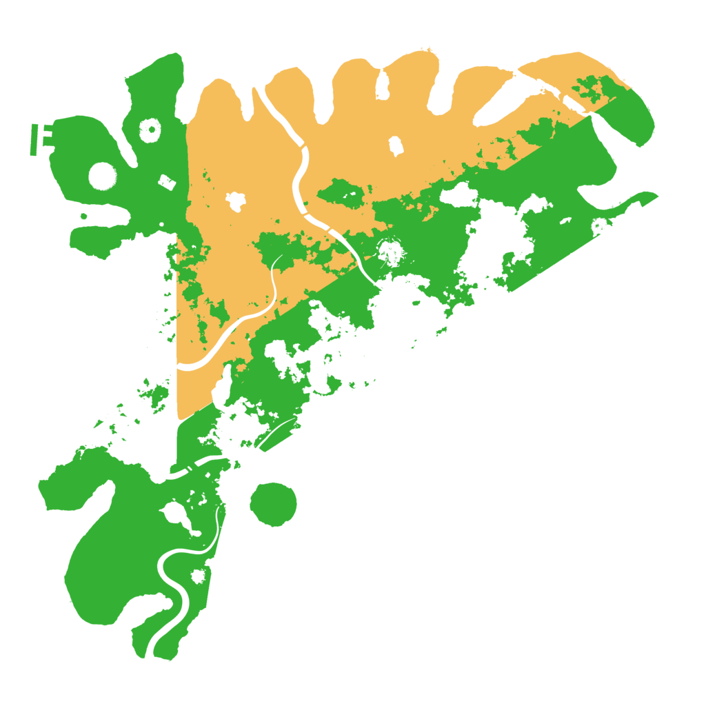 Biome Rust Map: Procedural Map, Size: 4500, Seed: 649357891