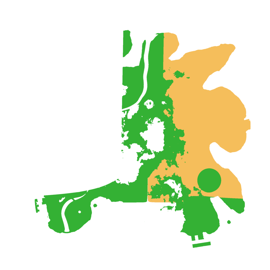 Biome Rust Map: Procedural Map, Size: 3000, Seed: 1001009910