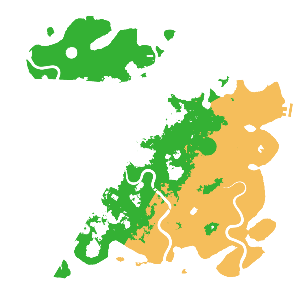 Biome Rust Map: Procedural Map, Size: 4500, Seed: 93928