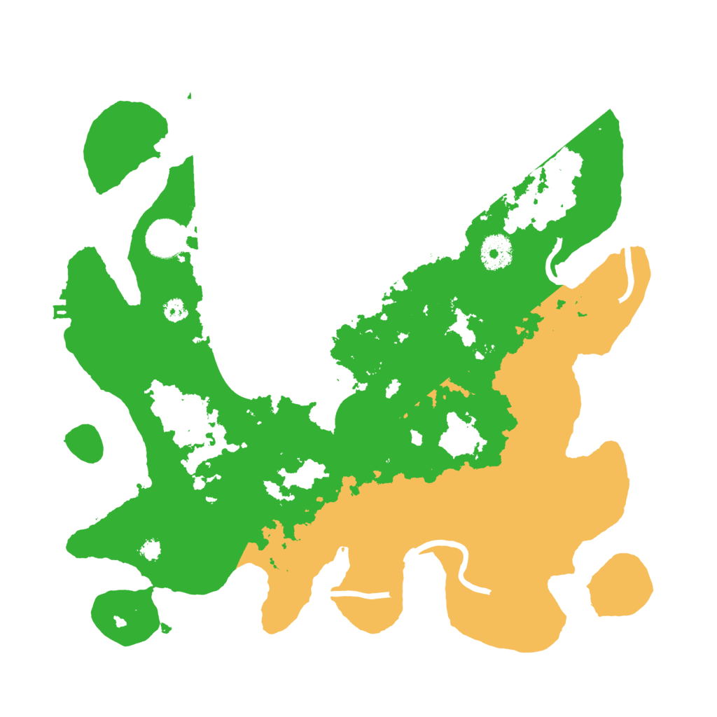 Biome Rust Map: Procedural Map, Size: 3200, Seed: 1014