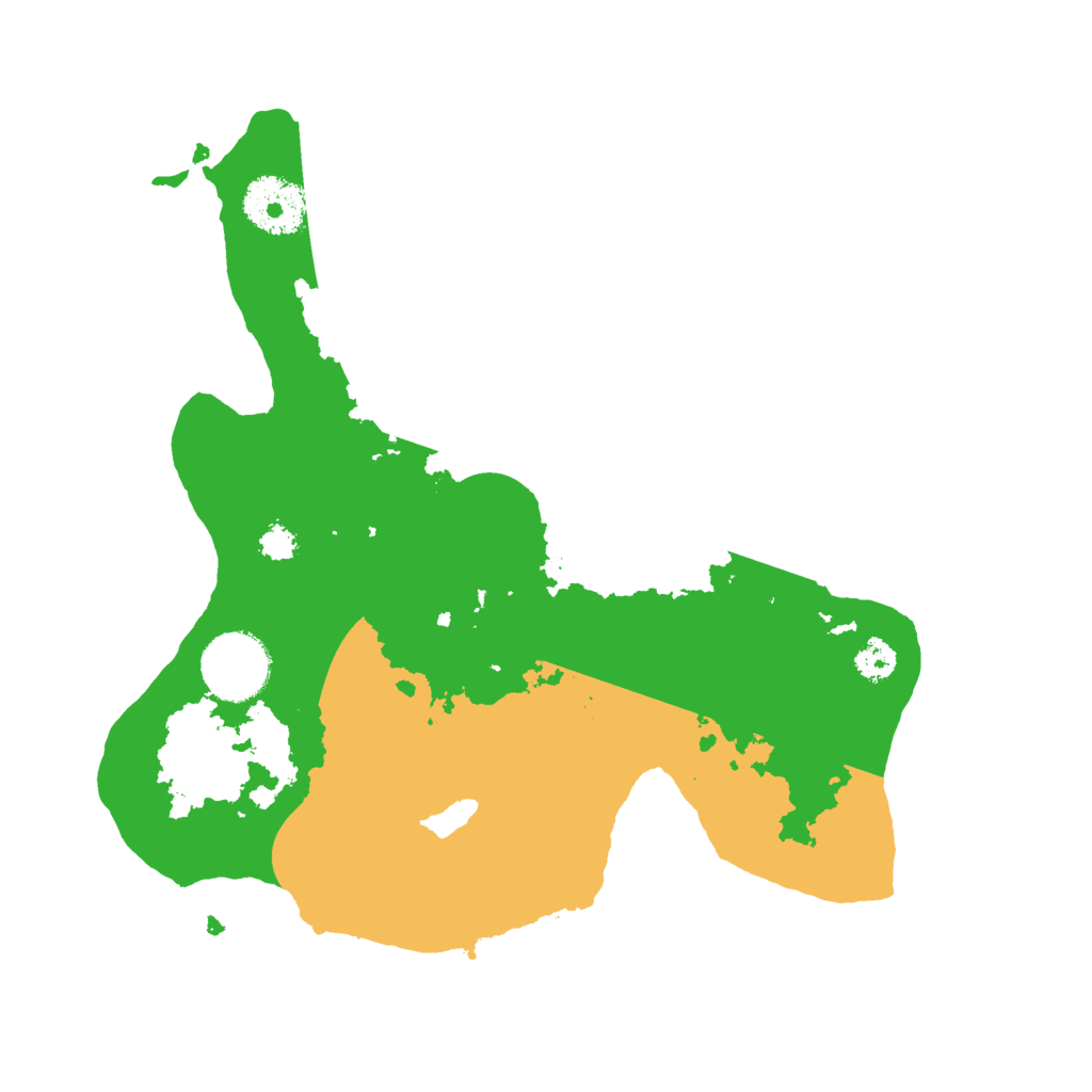 Biome Rust Map: Procedural Map, Size: 2800, Seed: 2040355098