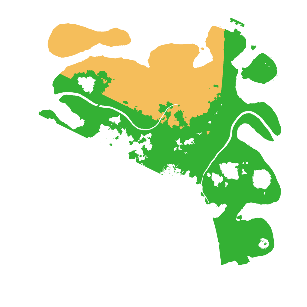 Biome Rust Map: Procedural Map, Size: 3000, Seed: 133105412