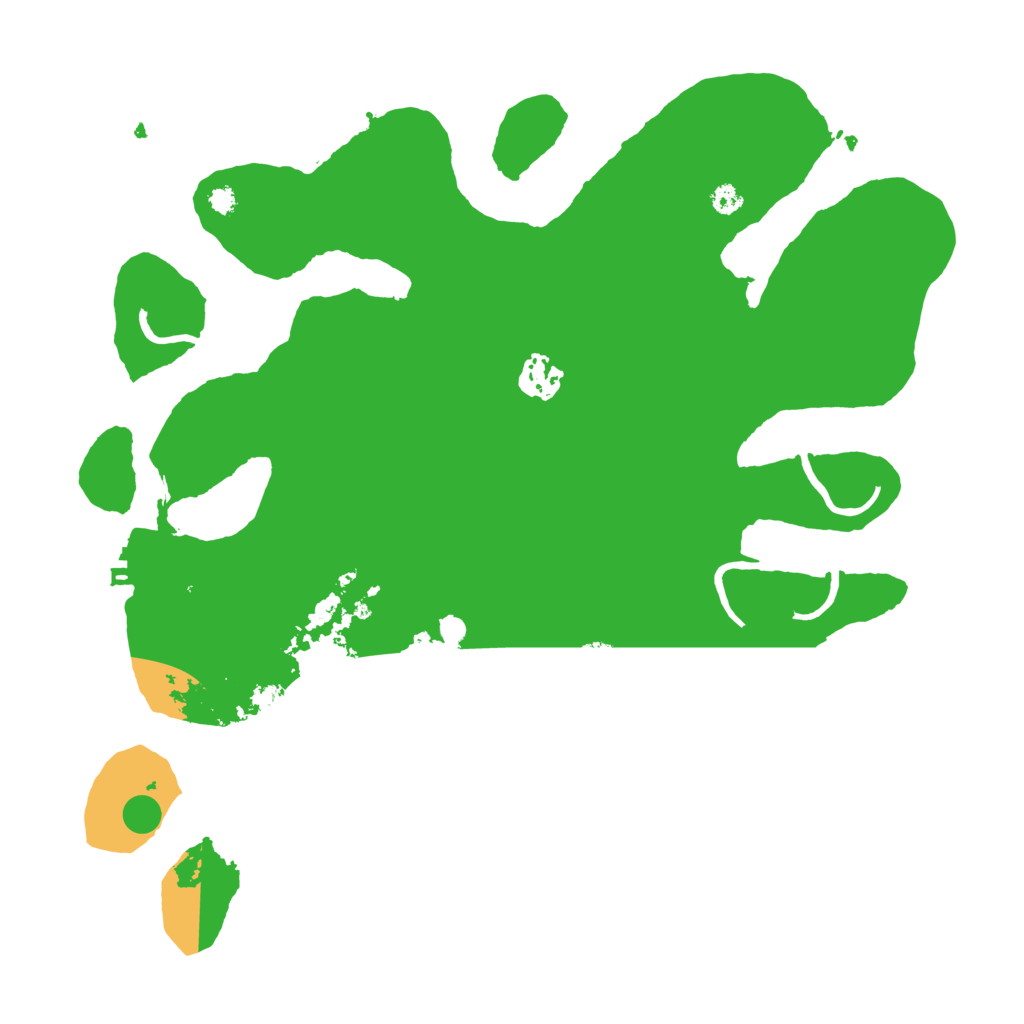 Biome Rust Map: Procedural Map, Size: 3500, Seed: 1968558651