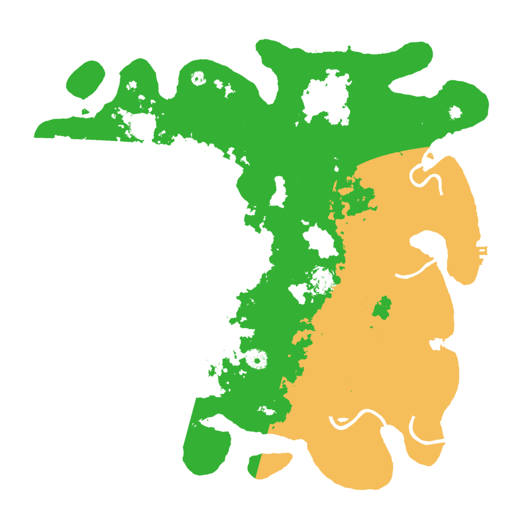 Biome Rust Map: Procedural Map, Size: 3700, Seed: 432183913
