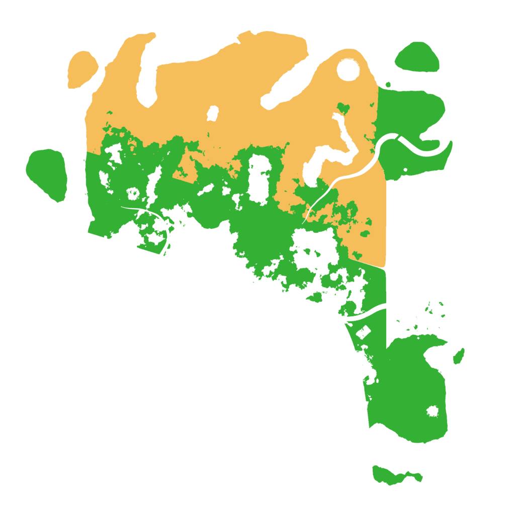 Biome Rust Map: Procedural Map, Size: 4000, Seed: 76543210