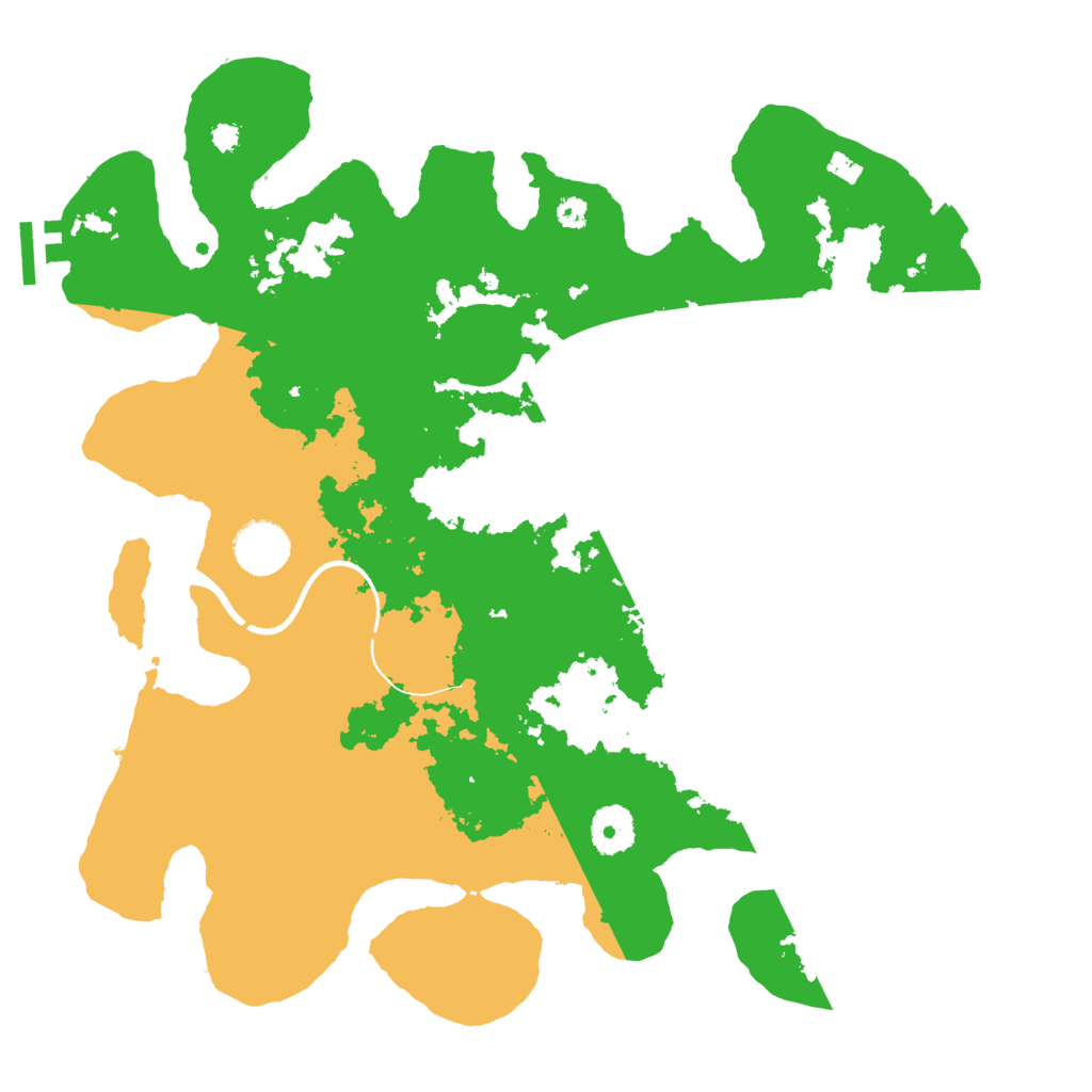 Biome Rust Map: Procedural Map, Size: 3500, Seed: 42695213