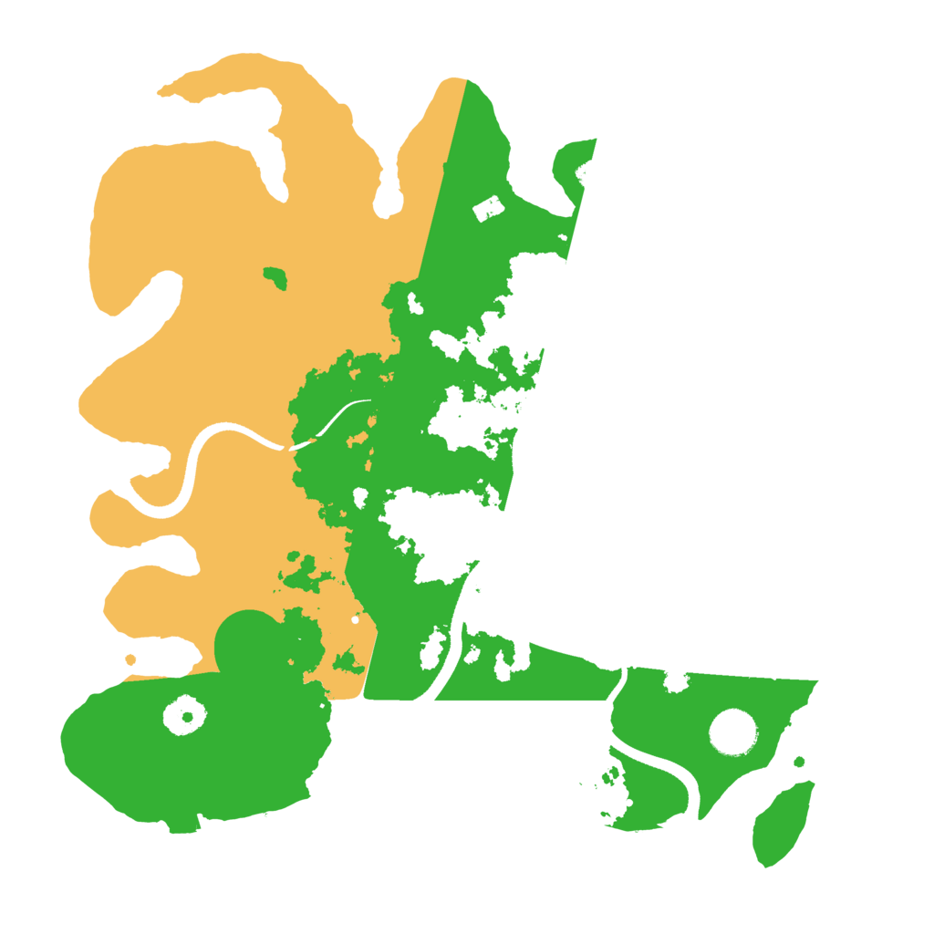 Biome Rust Map: Procedural Map, Size: 3500, Seed: 363750757