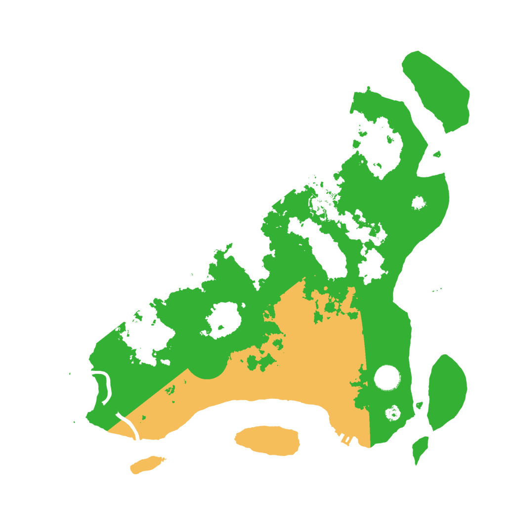 Biome Rust Map: Procedural Map, Size: 3500, Seed: 647011621