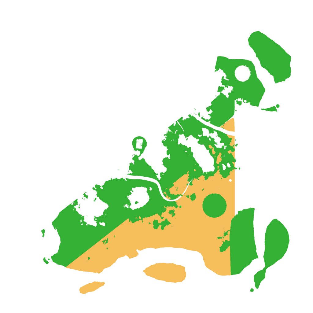 Biome Rust Map: Procedural Map, Size: 3500, Seed: 647011621