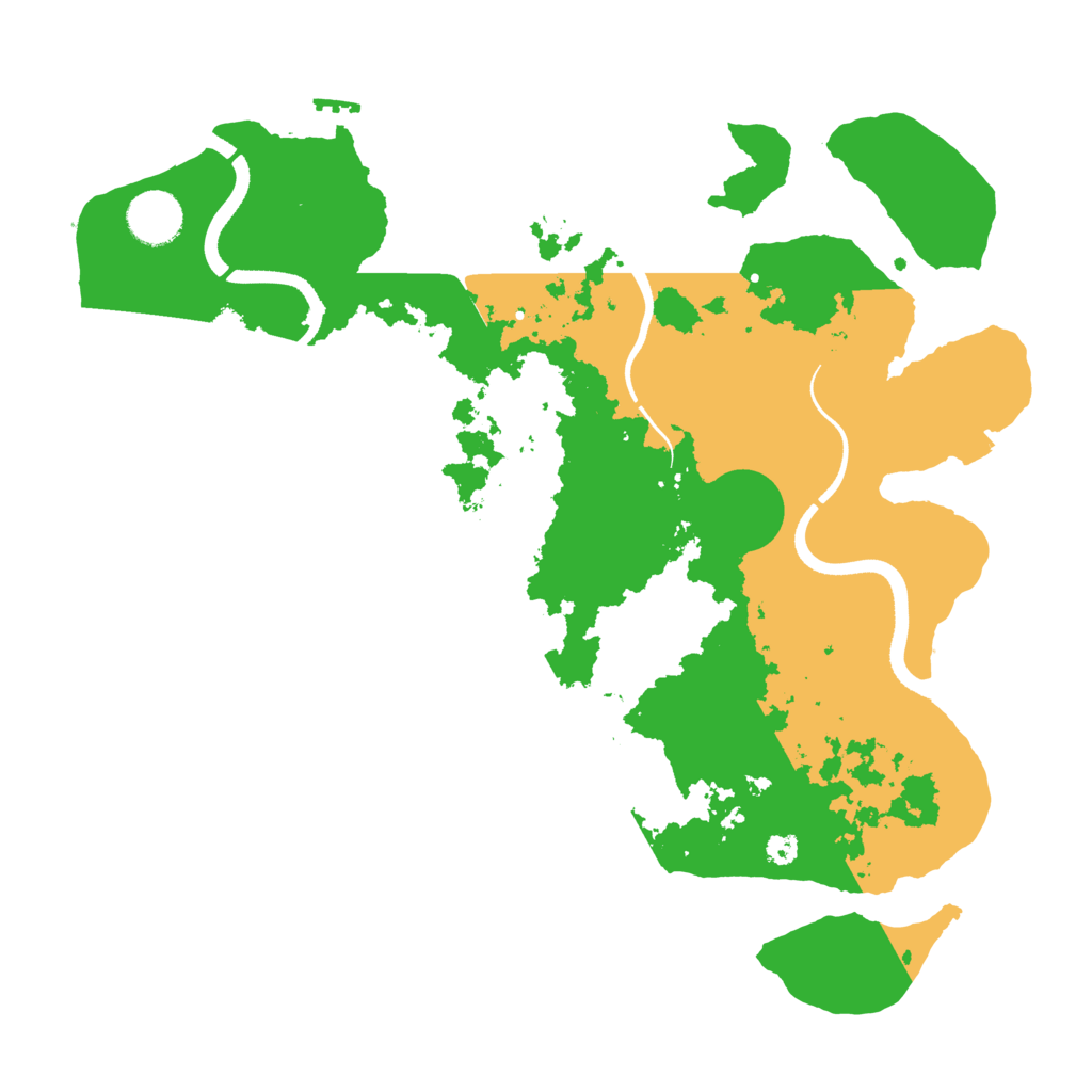 Biome Rust Map: Procedural Map, Size: 3500, Seed: 1260374416