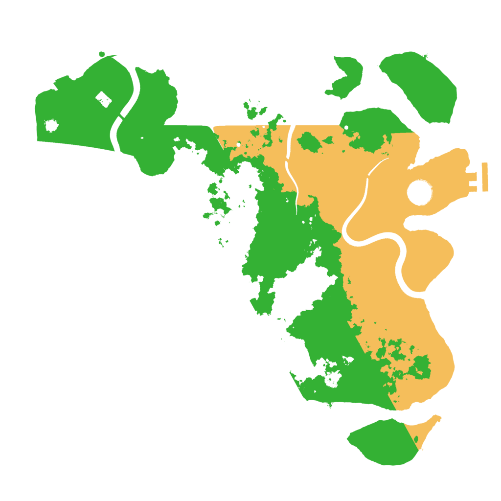 Biome Rust Map: Procedural Map, Size: 3500, Seed: 1260374416