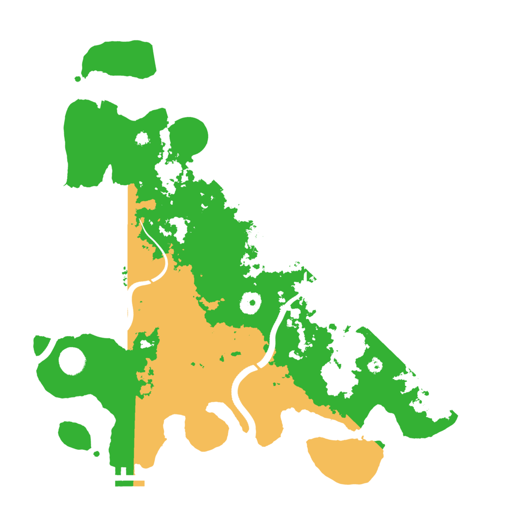Biome Rust Map: Procedural Map, Size: 3500, Seed: 852852