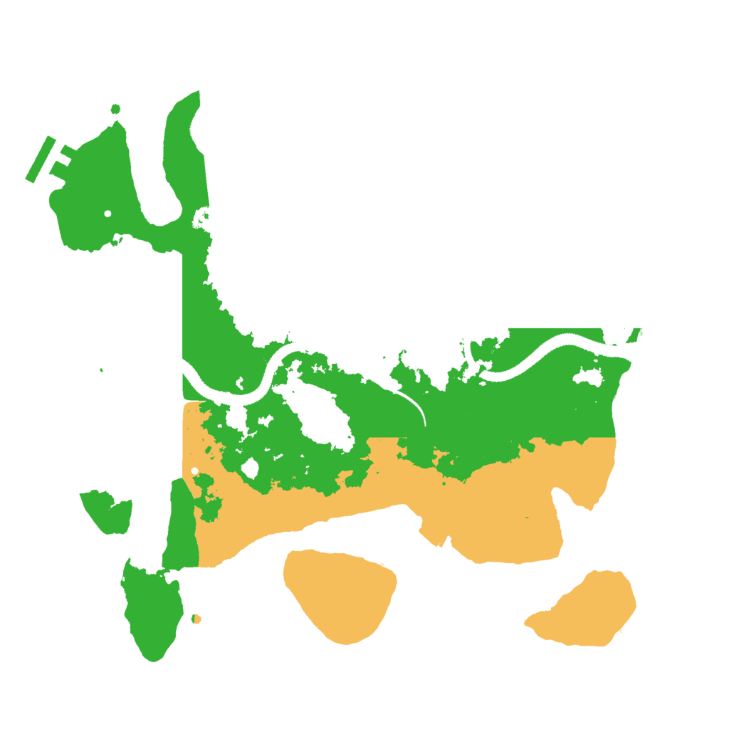 Biome Rust Map: Procedural Map, Size: 3000, Seed: 17771