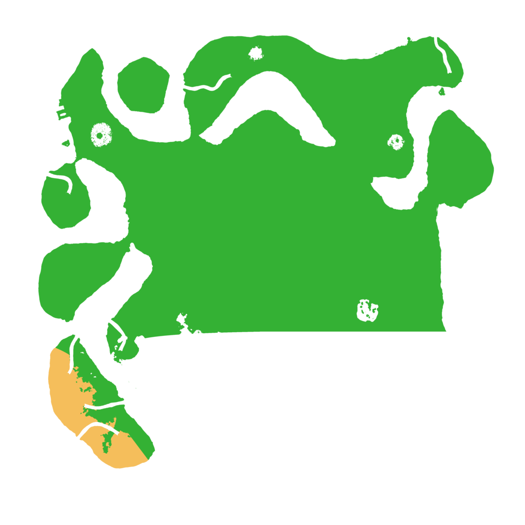 Biome Rust Map: Procedural Map, Size: 3500, Seed: 848175546