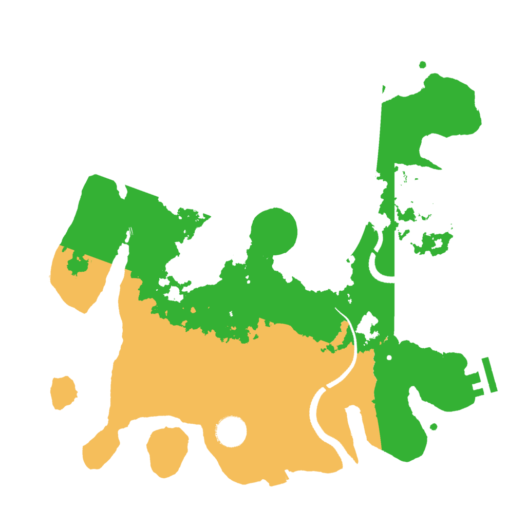 Biome Rust Map: Procedural Map, Size: 3000, Seed: 1377
