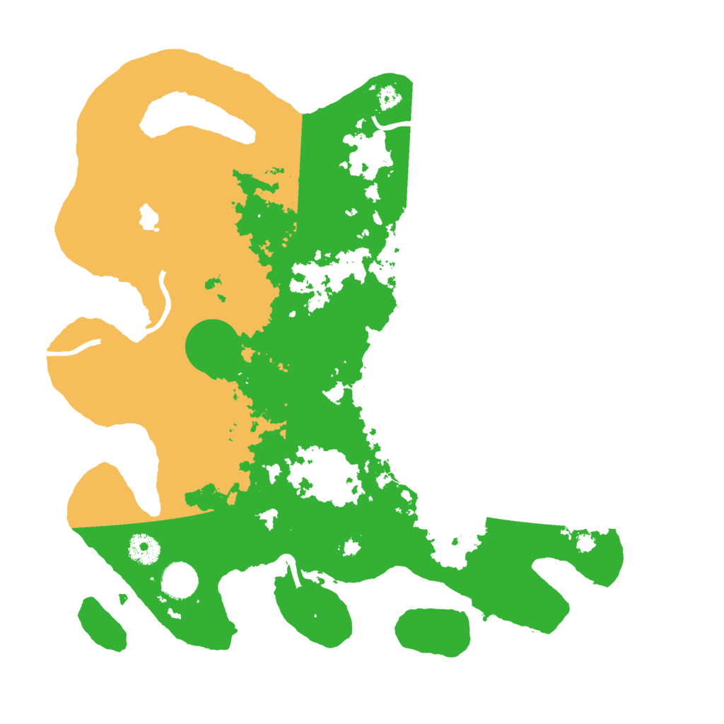 Biome Rust Map: Procedural Map, Size: 3500, Seed: 550415612