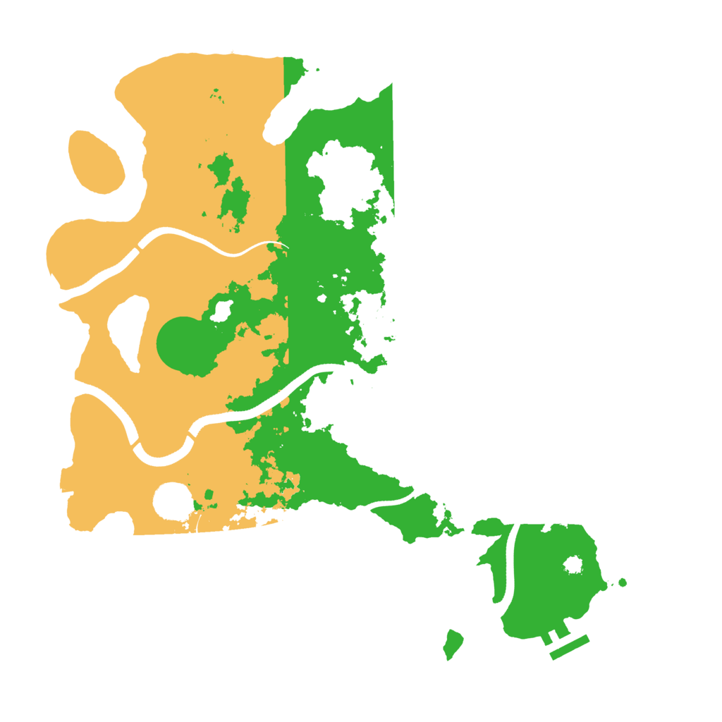 Biome Rust Map: Procedural Map, Size: 3500, Seed: 1951747756