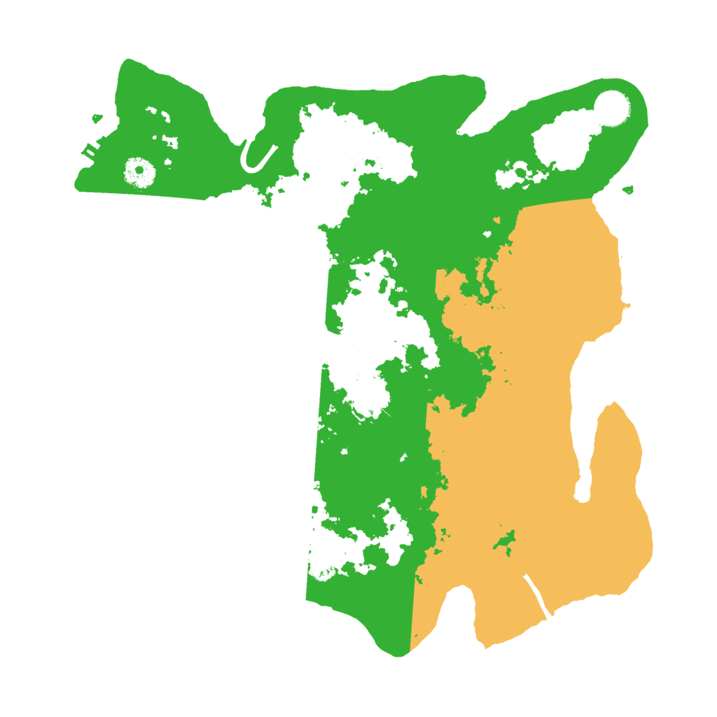 Biome Rust Map: Procedural Map, Size: 3500, Seed: 1150210979