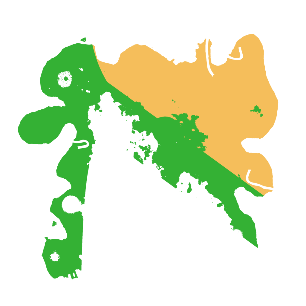 Biome Rust Map: Procedural Map, Size: 3000, Seed: 408806113