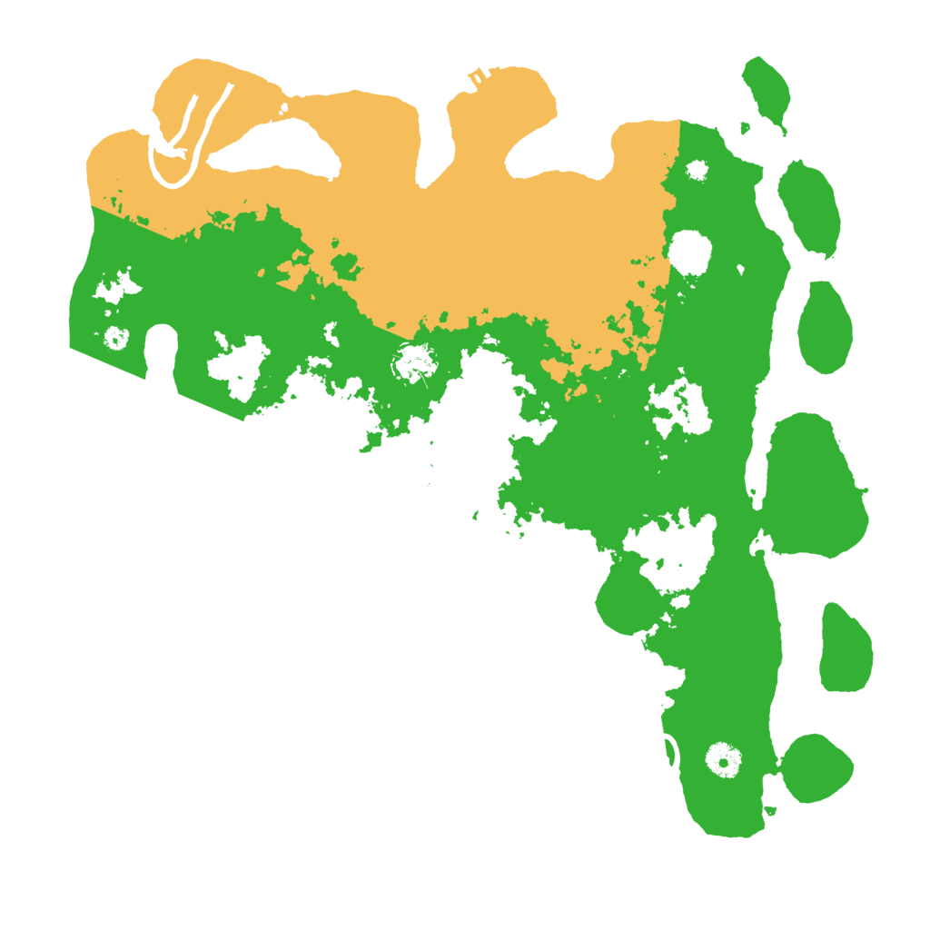 Biome Rust Map: Procedural Map, Size: 4000, Seed: 88229911