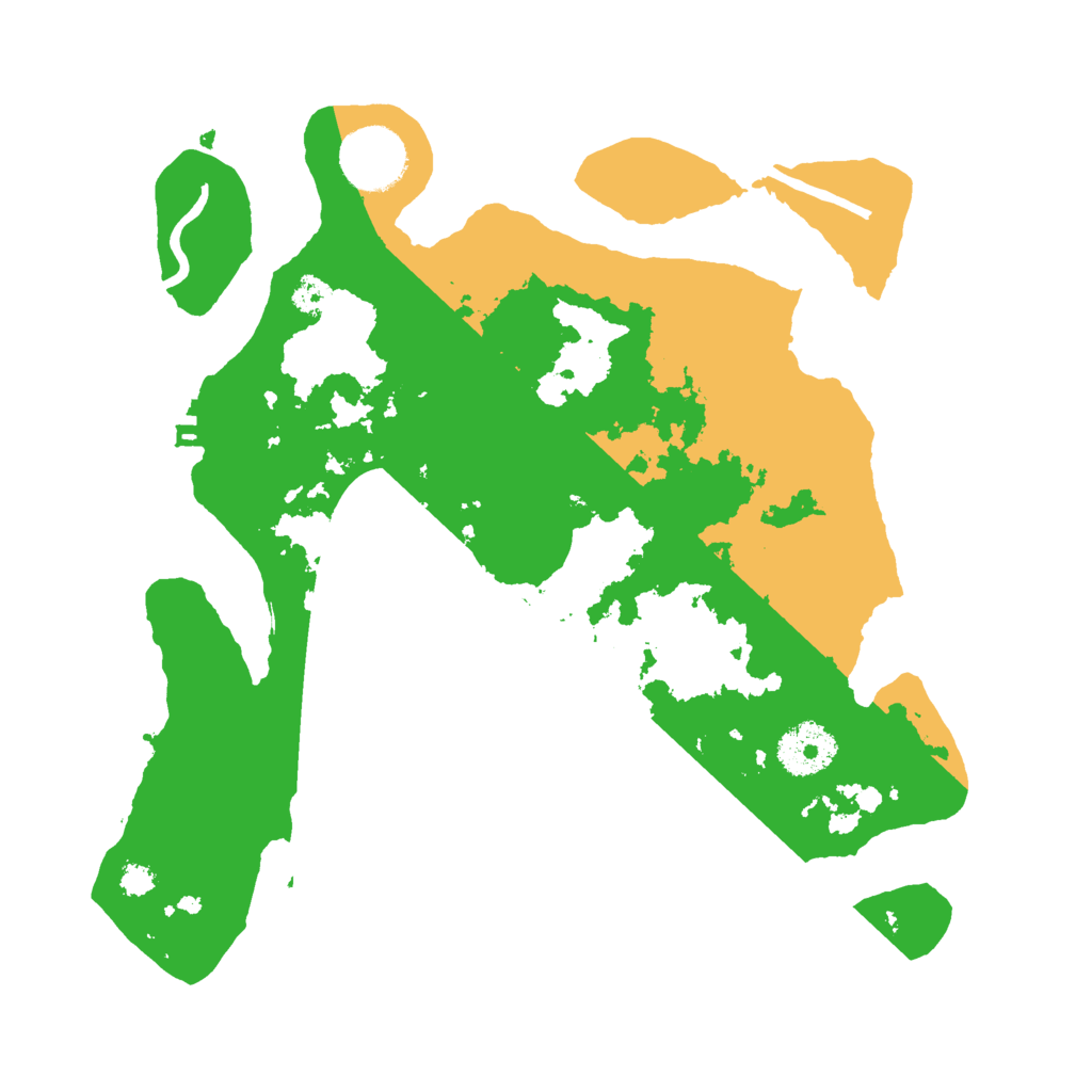 Biome Rust Map: Procedural Map, Size: 3000, Seed: 1040