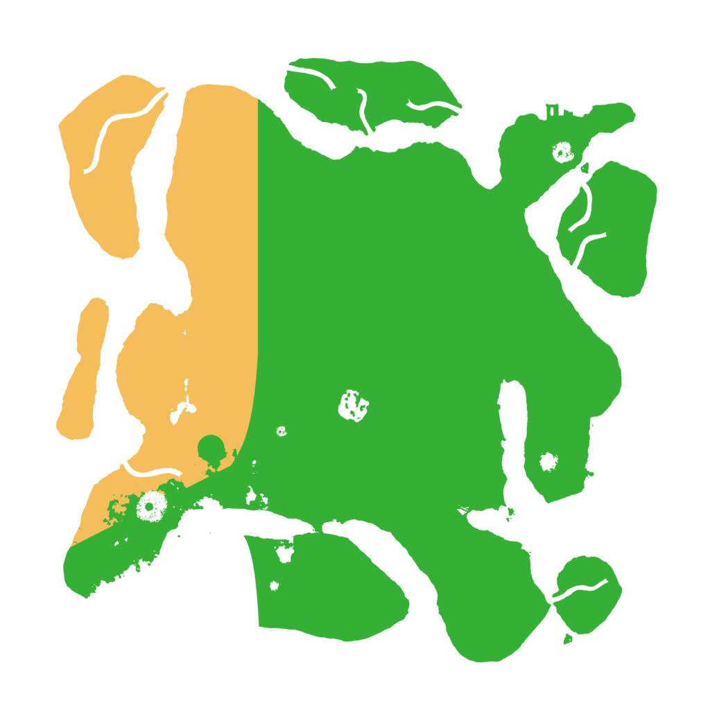 Biome Rust Map: Procedural Map, Size: 3500, Seed: 1541543545