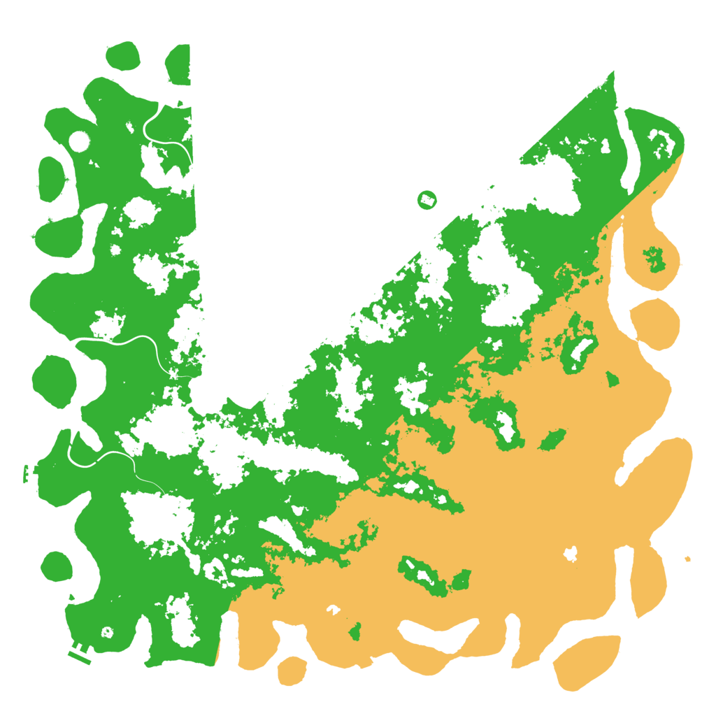 Biome Rust Map: Procedural Map, Size: 6000, Seed: 4324444