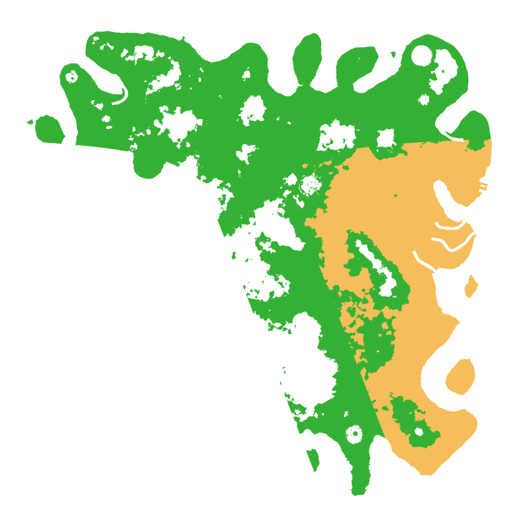 Biome Rust Map: Procedural Map, Size: 4500, Seed: 545422204
