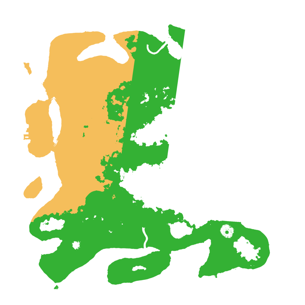 Biome Rust Map: Procedural Map, Size: 3500, Seed: 4654569