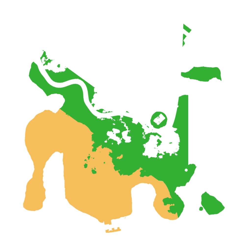 Biome Rust Map: Procedural Map, Size: 2500, Seed: 82