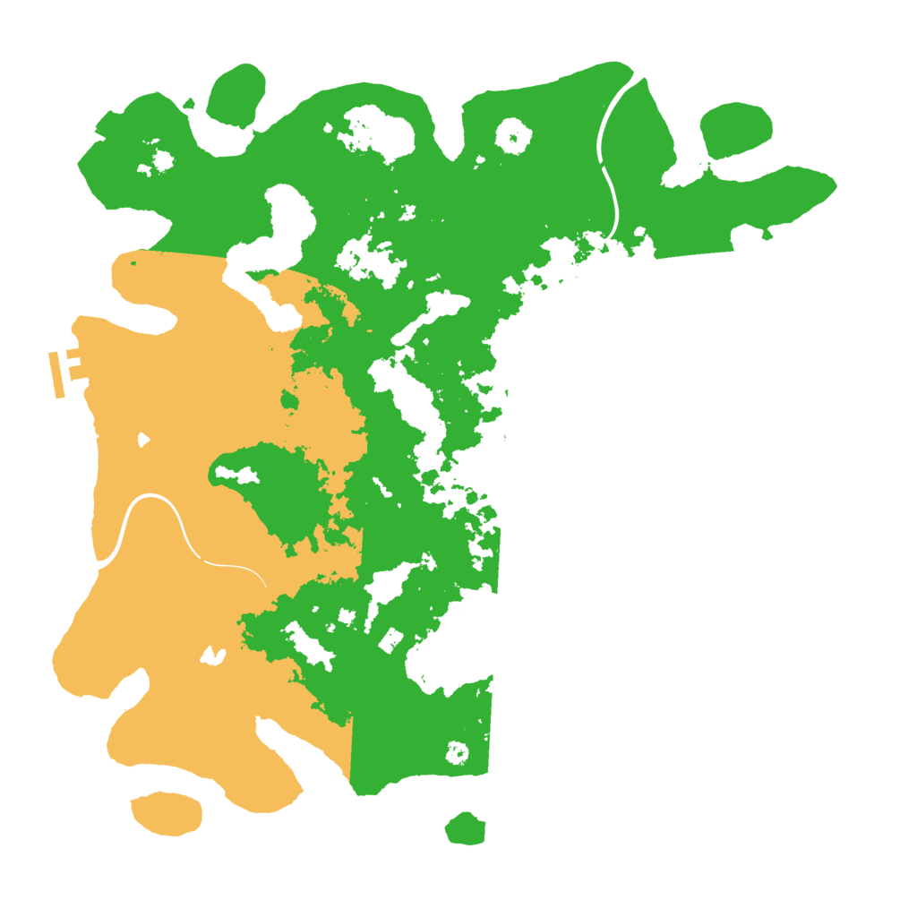 Biome Rust Map: Procedural Map, Size: 4000, Seed: 13907861