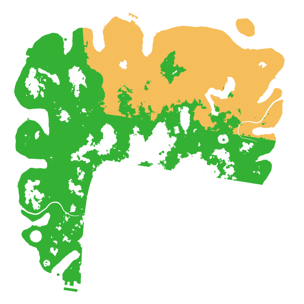 Biome Rust Map: Procedural Map, Size: 4500, Seed: 1843455132