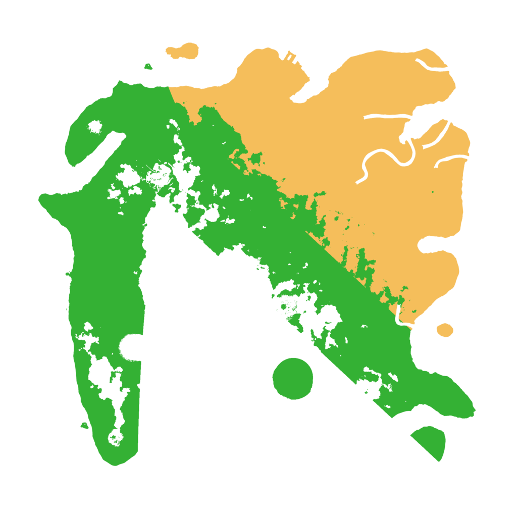 Biome Rust Map: Procedural Map, Size: 3500, Seed: 905396204