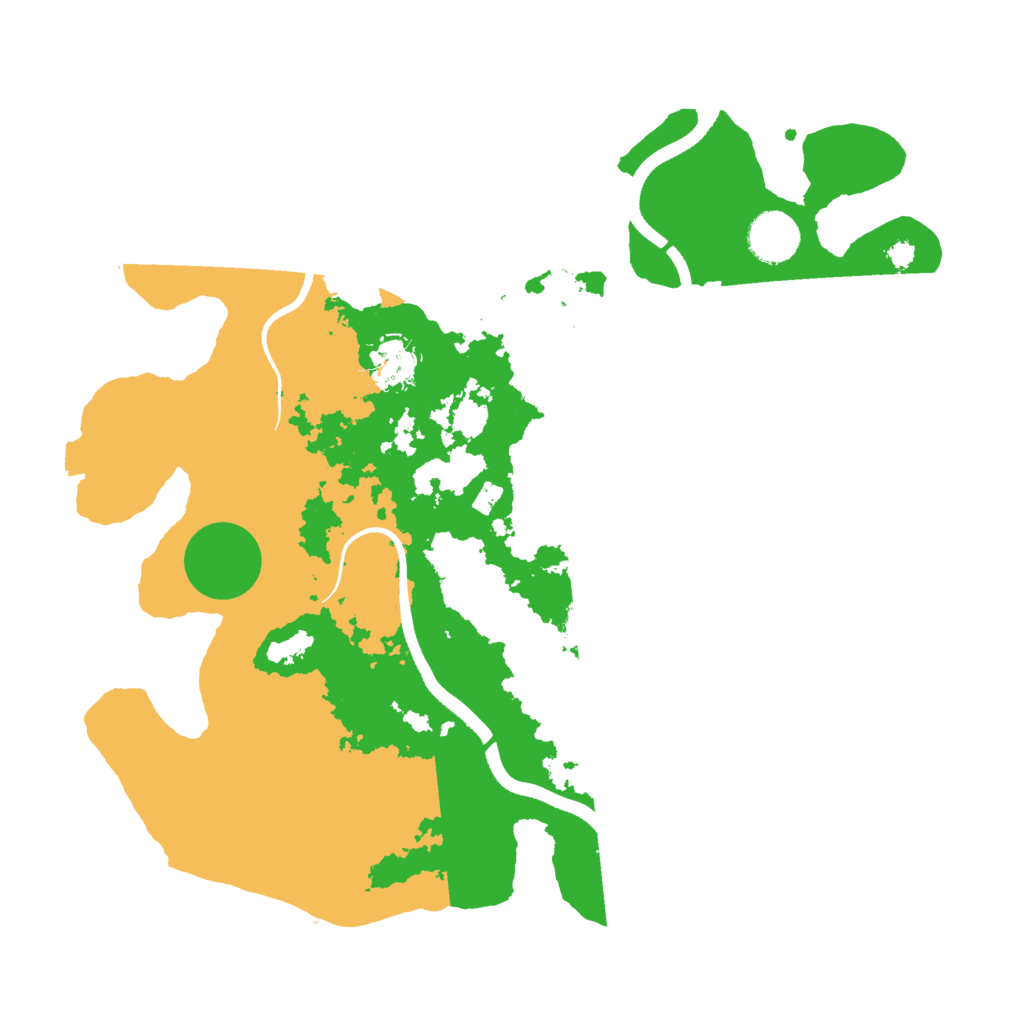 Biome Rust Map: Procedural Map, Size: 3500, Seed: 22891020
