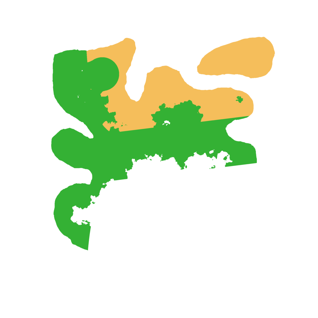 Biome Rust Map: Barren, Size: 2500, Seed: 32423