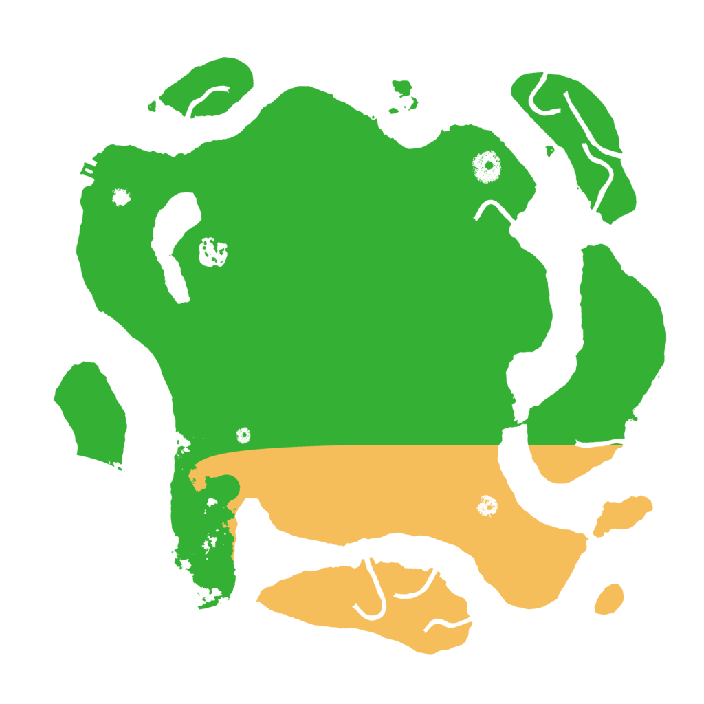 Biome Rust Map: Procedural Map, Size: 3500, Seed: 2097965606