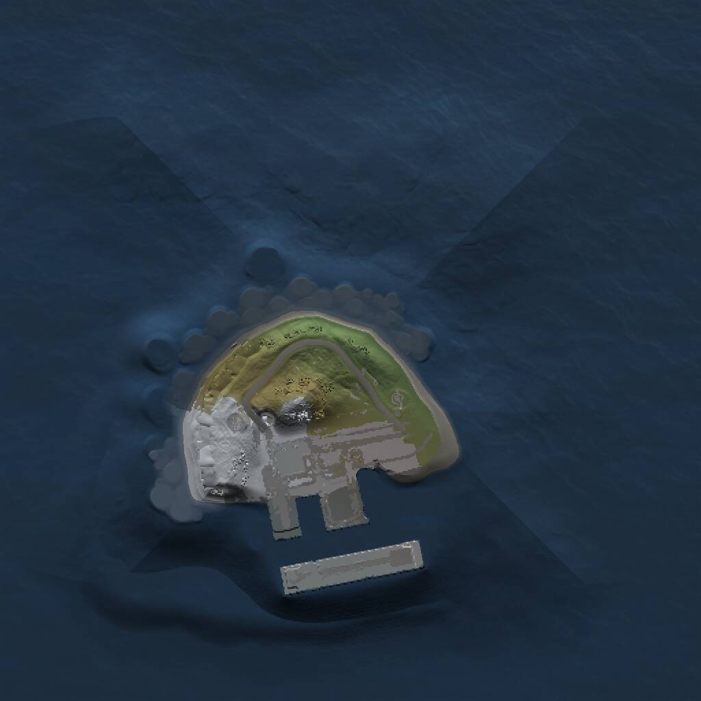 Rust Map: Procedural Map, Size: 1000, Seed: 1792153559, 2 Monuments