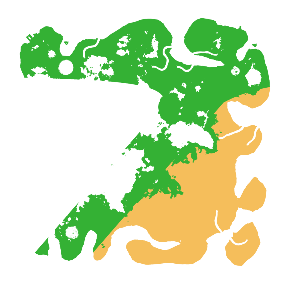 Biome Rust Map: Procedural Map, Size: 3500, Seed: 2489