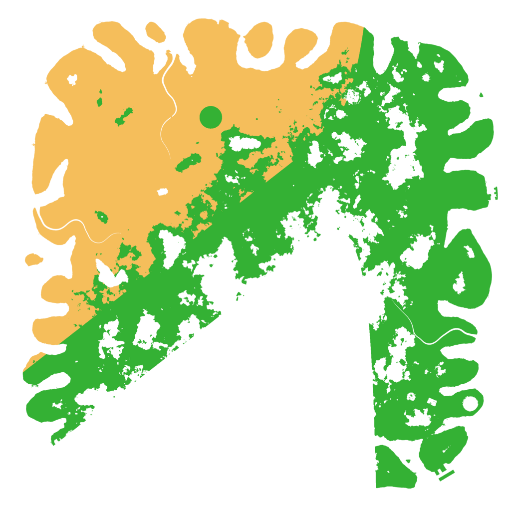 Biome Rust Map: Procedural Map, Size: 6000, Seed: 846321957