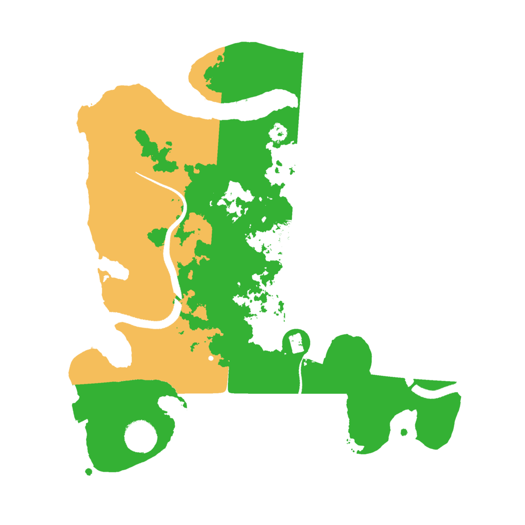 Biome Rust Map: Procedural Map, Size: 3000, Seed: 83280033